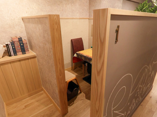 銀座宿占い館バランガンの内装